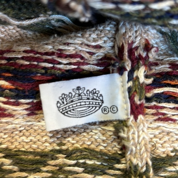 Casual Corner Annex Zippered Cardigan Sweater Size Medium Fall Colors - Picture 5 of 5